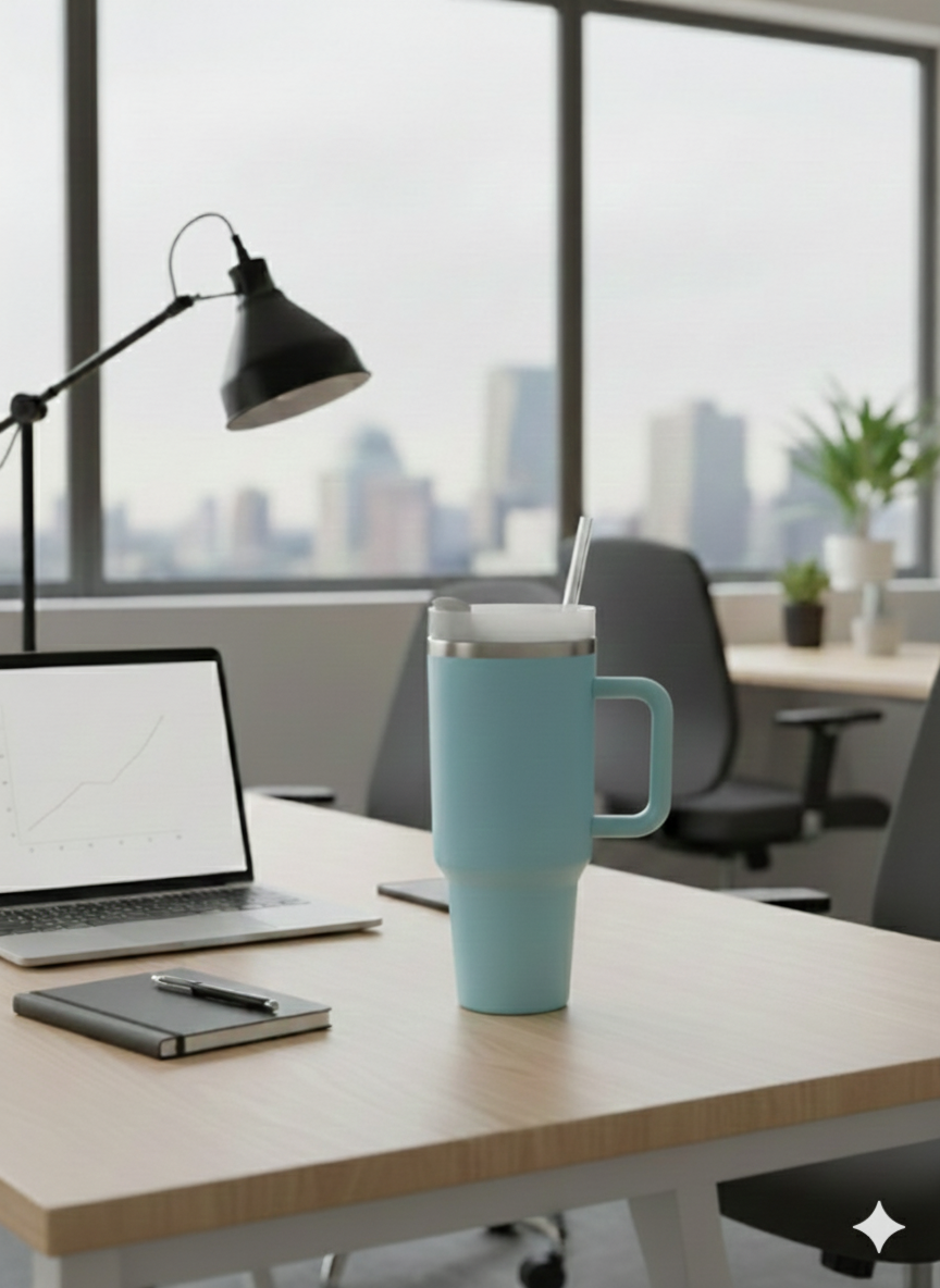 40 oz Premium Quality 304 Stainless Steel Tumbler – Modern Minimal Design