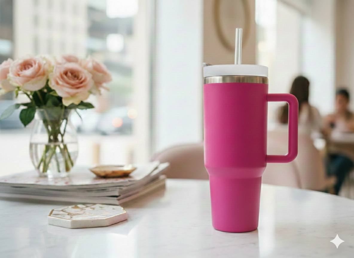 40 oz Premium Quality 304 Stainless Steel Tumbler – Modern Minimal Design