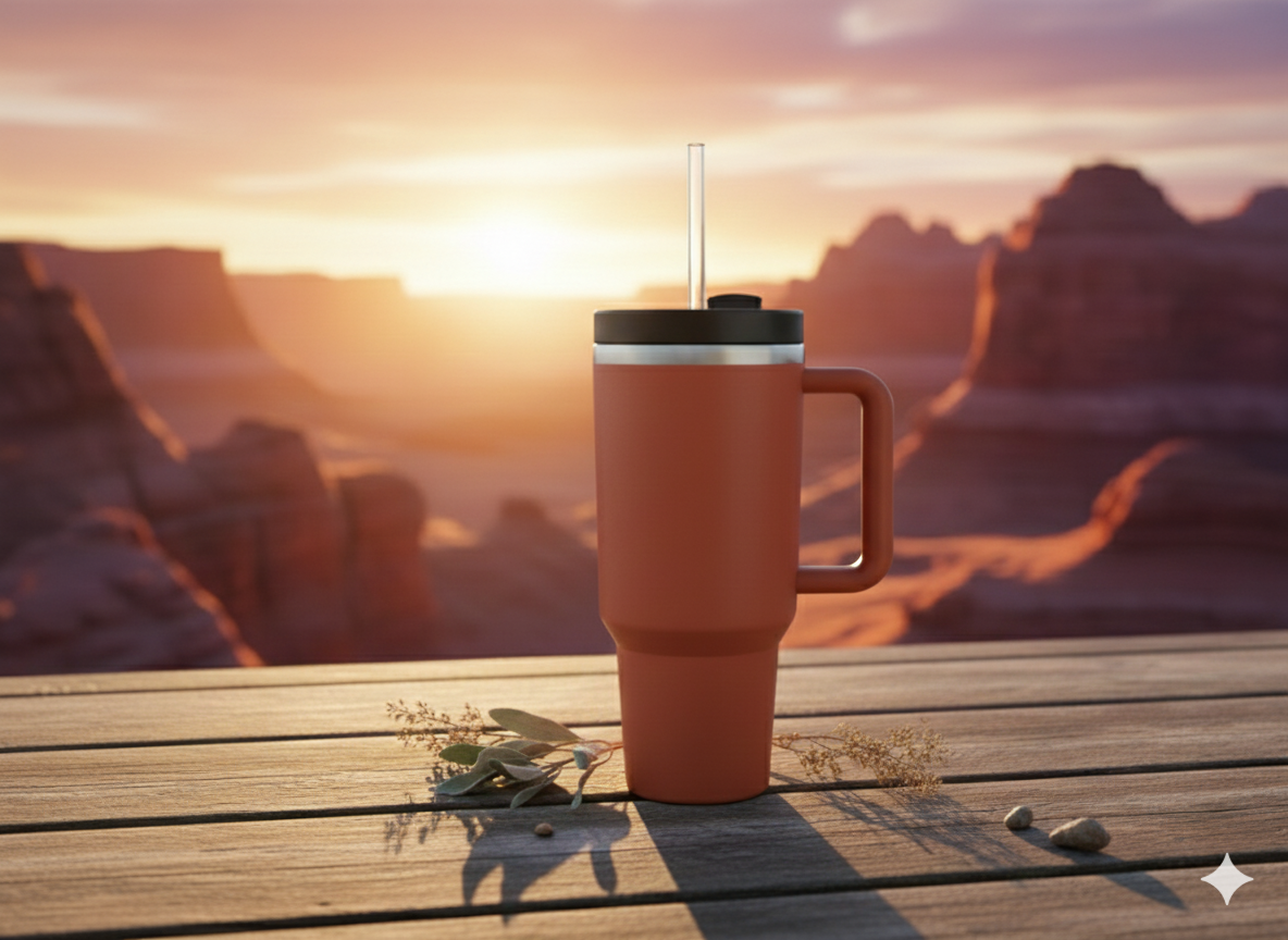 40 oz Premium Quality 304 Stainless Steel Tumbler – Modern Minimal Design